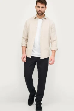 Ellos Skjorter>Collection Hørskjorte Beige melange