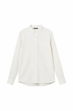 Ellos Collection Hørskjorte Melker Hvid Outlet