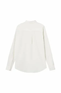 Ellos Collection Hørskjorte Melker Hvid Outlet