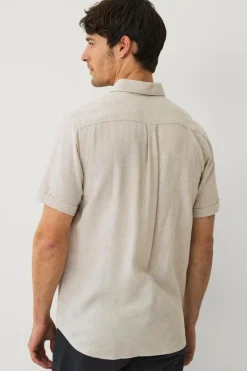 Ellos Collection Hørskjorte Beige Hot