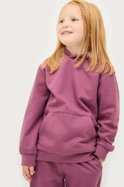 Ellos Basistøj>Collection Hættetrøje Basic Lynglilla