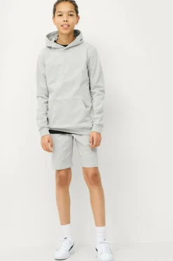 Ellos Basistøj>Collection Hættetrøje Basic Lysegrå melange