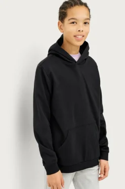 Ellos Collection Hættetrøje Basic Sort Outlet
