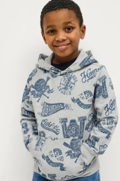 Ellos Sweatshirts & Hoodies>Collection Hættetrøje Cody Grå Melange Game