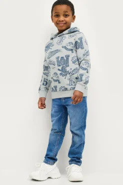 Ellos Sweatshirts & Hoodies>Collection Hættetrøje Cody Grå Melange Game