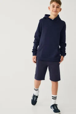 Ellos Collection Hættetrøje Basic Mørkeblå Online