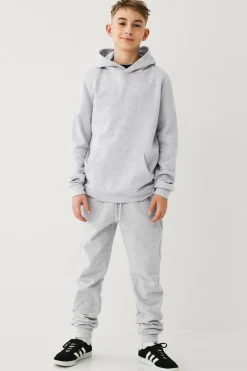 Ellos Collection Hættetrøje Basic Lysegrå melange