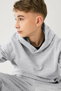 Ellos Collection Hættetrøje Basic Lysegrå melange