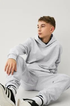 Ellos Collection Hættetrøje Basic Lysegrå melange