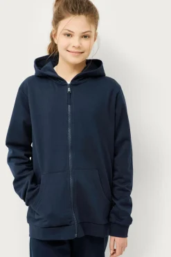 Ellos Collection Hættetrøje Basic Sweatshirt Blue/misty grey Hot