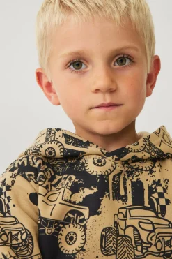 Ellos Collection Hættetrøje Beige mønstret New