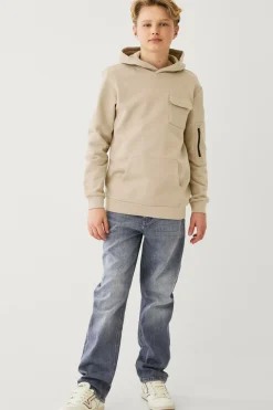 Ellos Sweatshirts & Hoodies>Collection Hættetrøje med brystlomme