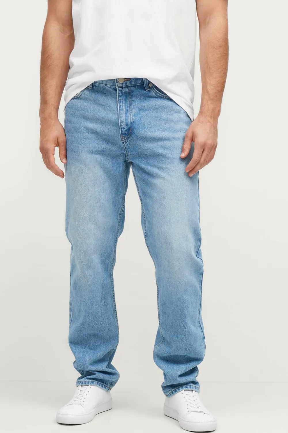 Ellos Collection Icon Regular Straight Jeans Light Blue Clearance