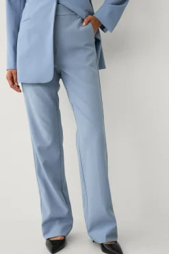 Ellos Bukser>Collection Jakkesætsbukser med høj talje Blå