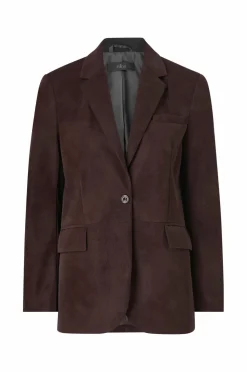 Ellos Collection Jakke i imiteret ruskind brun Outlet