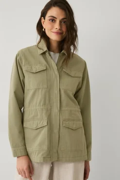 Ellos Collection Jakke i bomuldstwill Best