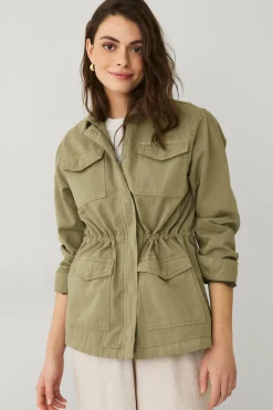 Ellos Collection Jakke i bomuldstwill Best