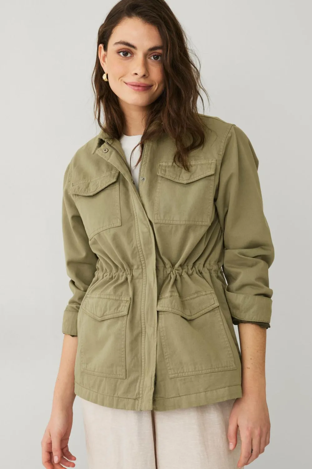 Ellos Collection Jakke i bomuldstwill Best