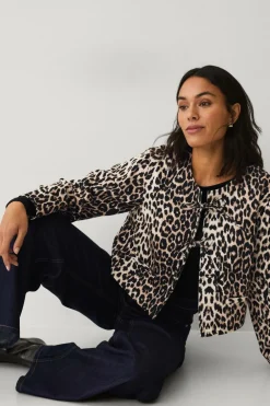 Ellos Collection Jakke med leopardprint Leo aop Hot