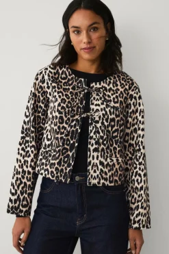 Ellos Collection Jakke med leopardprint Leo aop Hot
