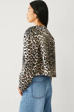 Ellos Collection Jakke med leopardprint Leo aop Hot