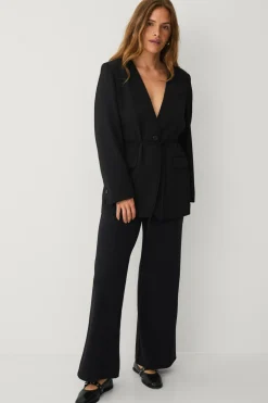 Ellos Collection Jakke uden revers sort Sale