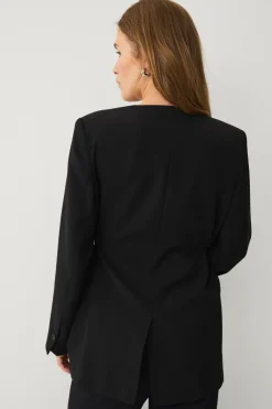 Ellos Collection Jakke uden revers sort Sale