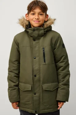 Ellos Overtøj>Collection Jakke Christoffer Kakigrøn