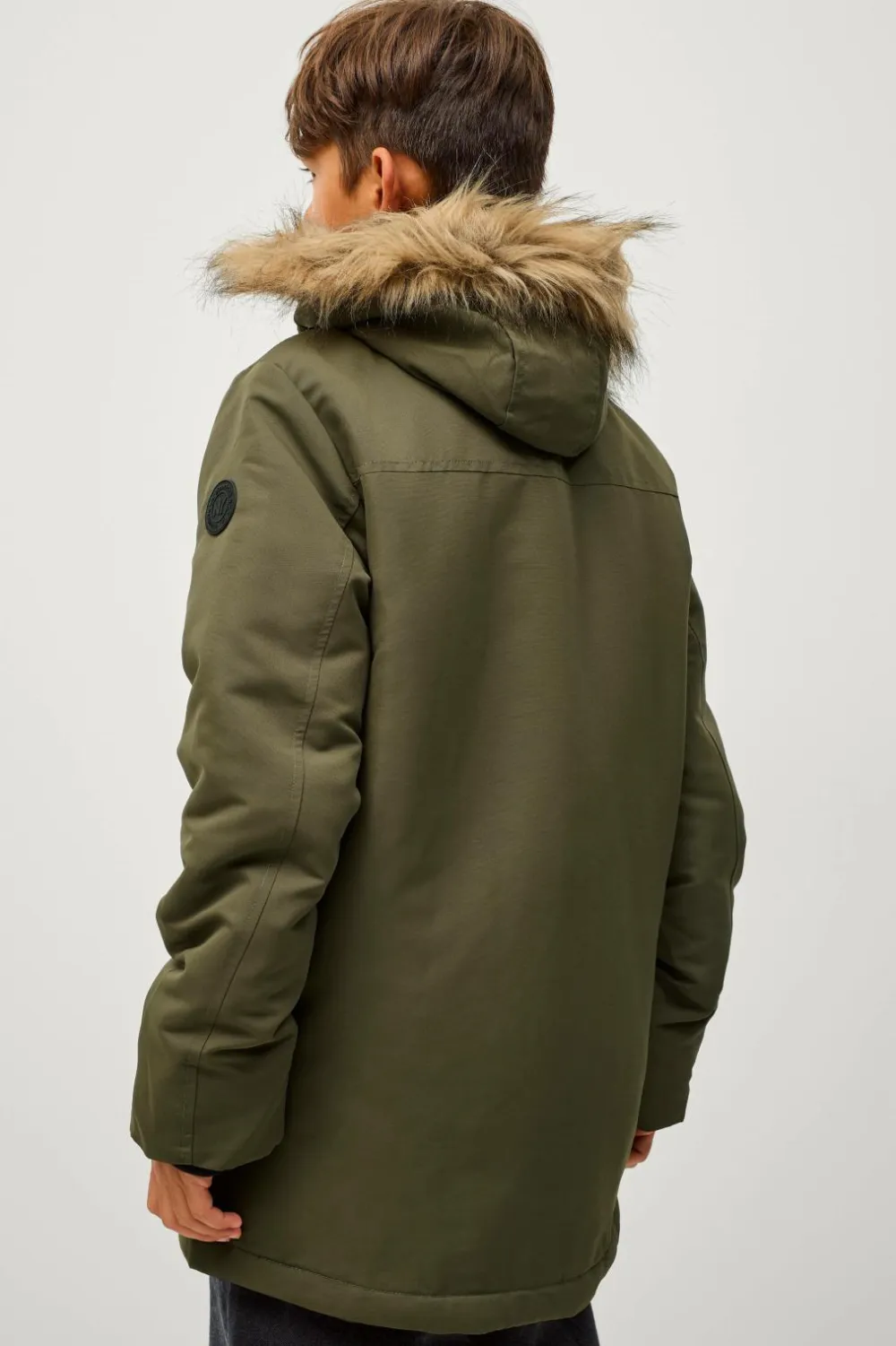 Ellos Overtøj>Collection Jakke Christoffer Kakigrøn