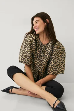 Ellos Collection Jakke i jacquard Leo mønstret Online