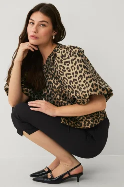 Ellos Collection Jakke i jacquard Leo mønstret Online