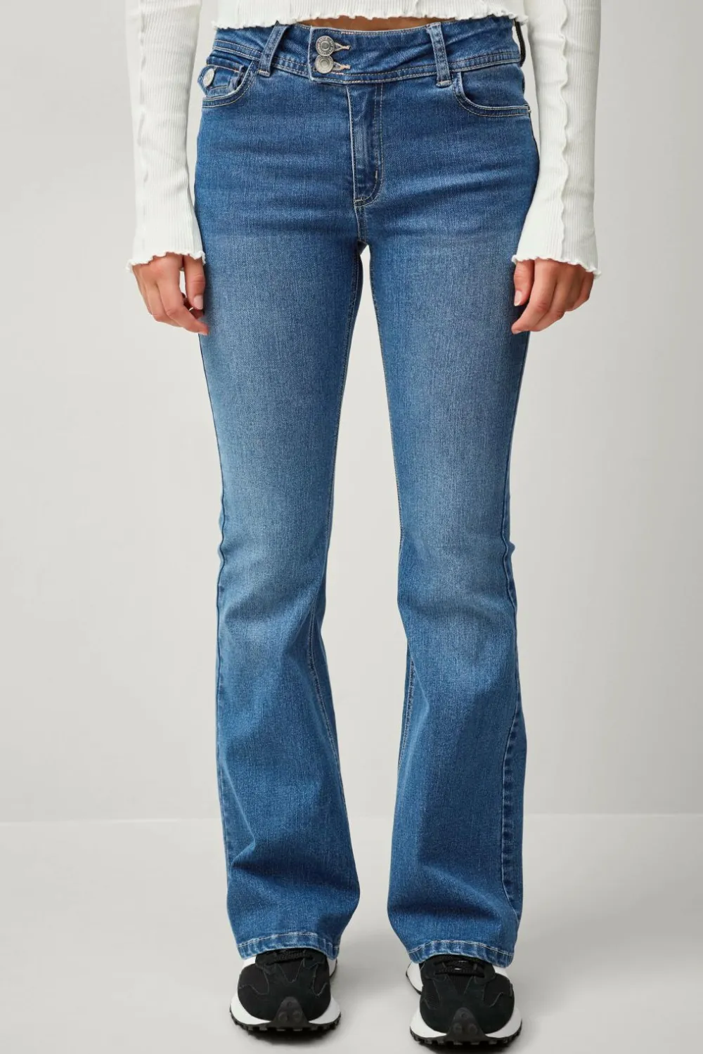 Ellos Jeans>Collection Jeans Bootcut Denim blå