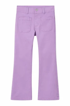 Ellos Jeans>Collection Jeans Gia i bomuldstwill Lyse lilla bukser