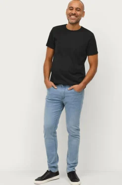 Ellos Collection Jeans Warrick Bleg blå Discount