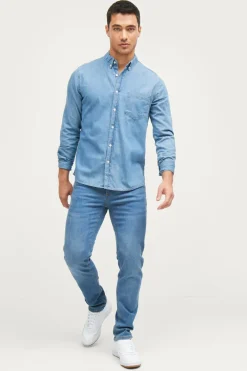 Ellos Collection Jeans Warrick Mellemblå Outlet