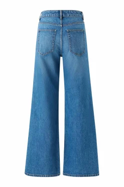 Ellos Collection Jeans med brede ben Mellemblå vask New