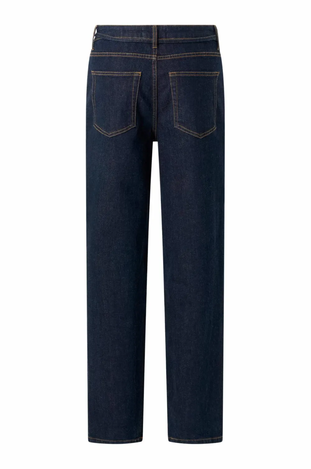 Ellos Collection Jeans med brede ben og bindebånd i taljen Skyllingvask Discount