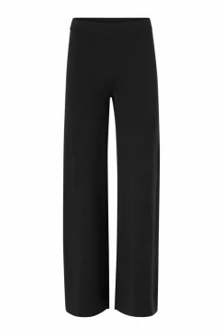 Ellos Collection Jerseybukser med brede ben sort Online