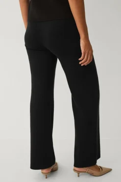 Ellos Collection Jerseybukser med brede ben sort Online