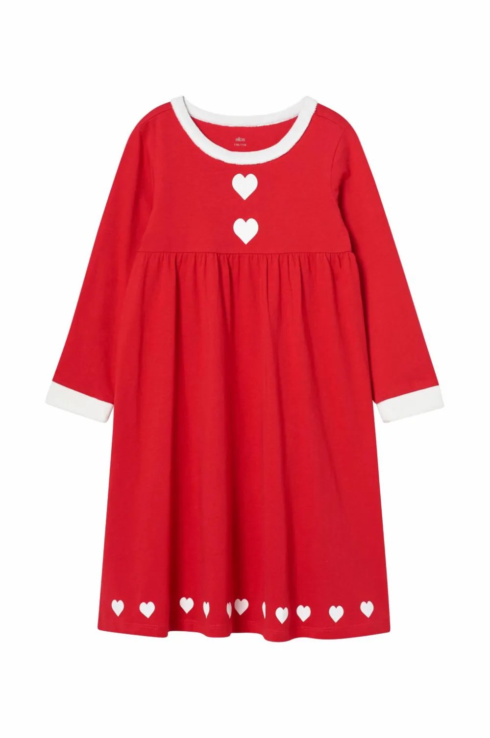 Ellos Kjoler>Collection Julemandsdragt Santa Dress Tangorød/mk rød