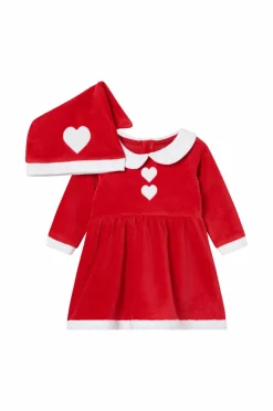 Ellos Kjoler & Tunikaer>Collection Julemandsdragt Santa Set med en hætte Rød