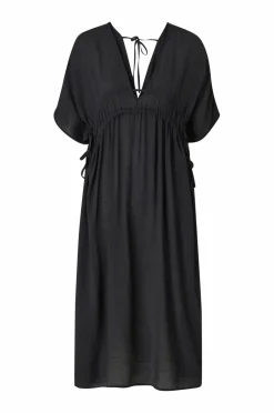 Ellos Collection Kaftan med snøre Strandkjole Sort New
