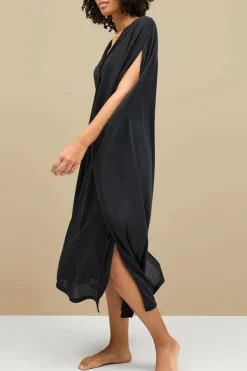 Ellos Collection Kaftan-strandkjole Sort