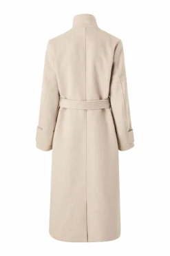 Ellos Collection Kappe med bælte Beige melange New