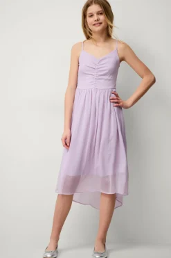 Ellos Collection Kjole Lou B Girl Lyslilla New