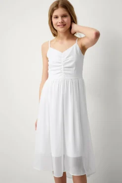 Ellos Kjoler>Collection Kjole Lou B Girl Hvid