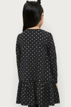 Ellos Collection Kjole Viola Sortprikket New