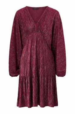 Ellos Collection Kjole med pingvinærme vinrød Best