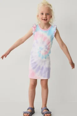 Ellos Kjoler>Collection Kjole med korte flæseærmer