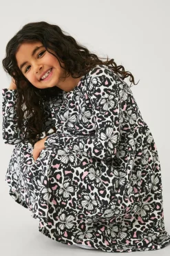 Ellos Collection Kjole Edith Sommerfulgemønstret New